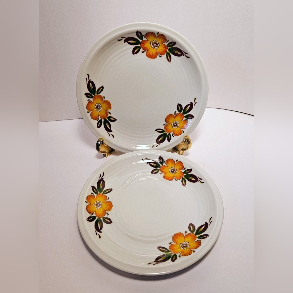 Vintage Winterling Roslau Bavaria  Salad Or Dessert Plates -Set Of 2